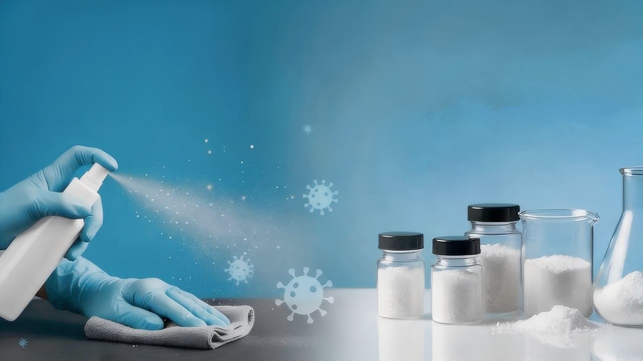 Antimicrobial additive banner